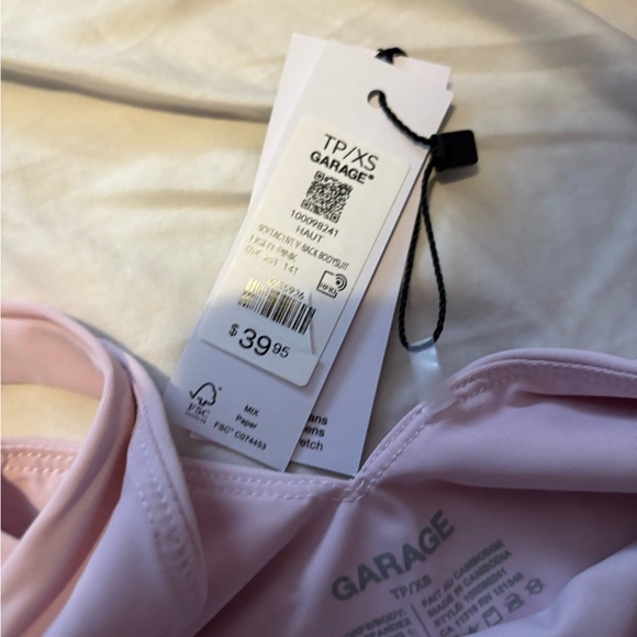 Garage Light Pink Scoop One-Piece Bodysuit - Picture 4 of 4